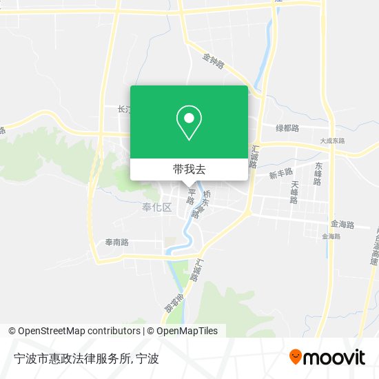 宁波市惠政法律服务所地图