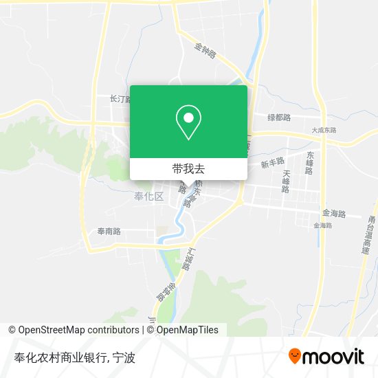 奉化农村商业银行地图