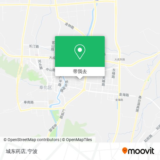 城东药店地图