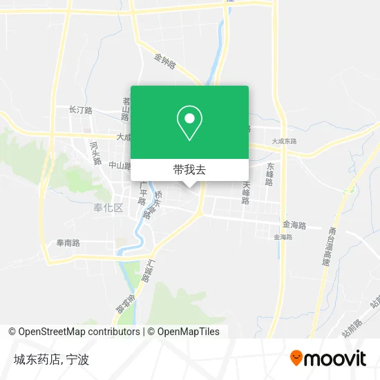 城东药店地图