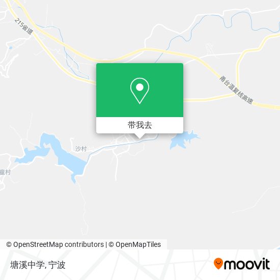 塘溪中学地图