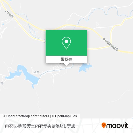 内衣世界(汾芳王内衣专卖塘溪店)地图