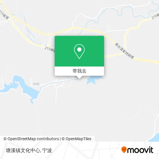 塘溪镇文化中心地图