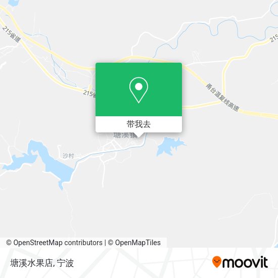 塘溪水果店地图