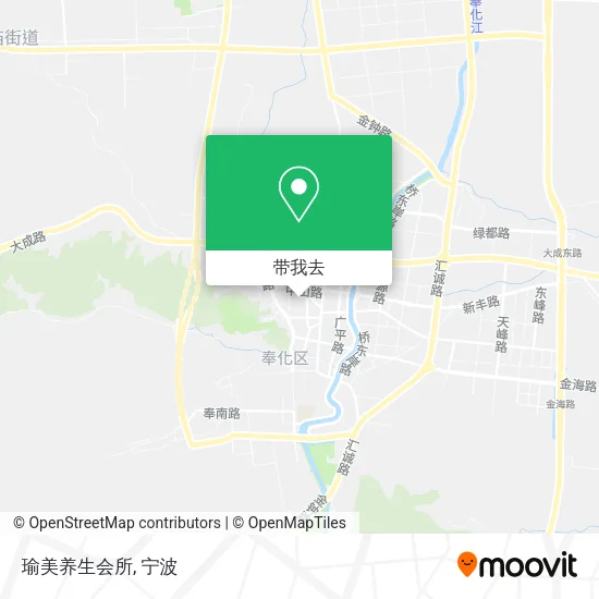 瑜美养生会所地图