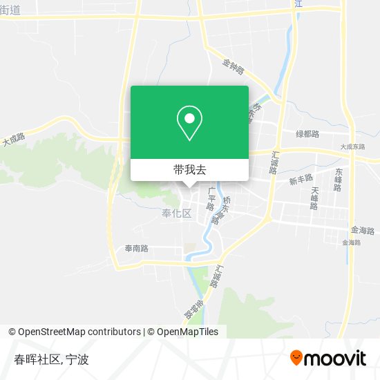 春晖社区地图