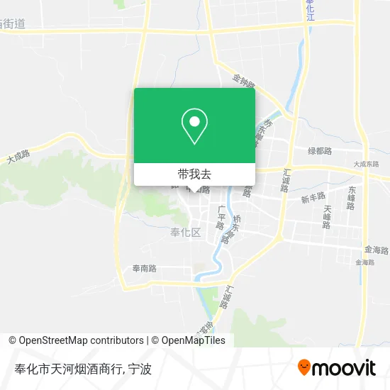 奉化市天河烟酒商行地图