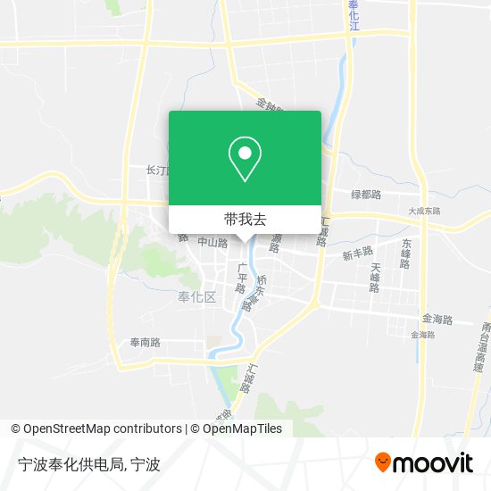 宁波奉化供电局地图