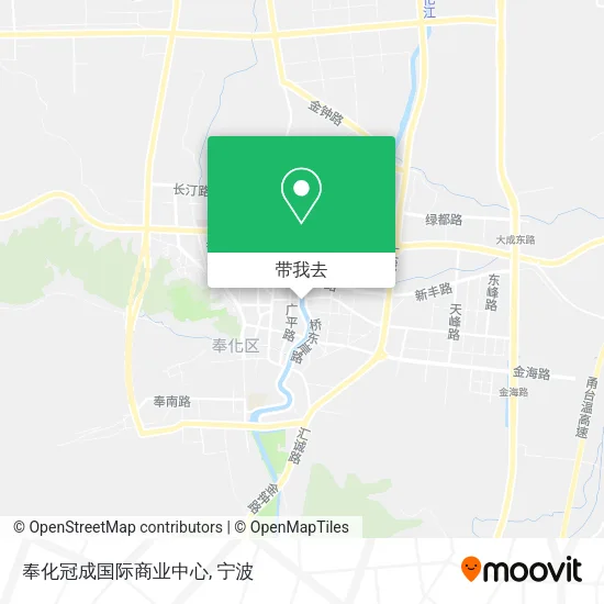 奉化冠成国际商业中心地图