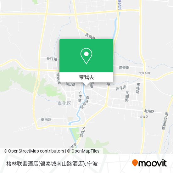 格林联盟酒店(银泰城南山路酒店)地图