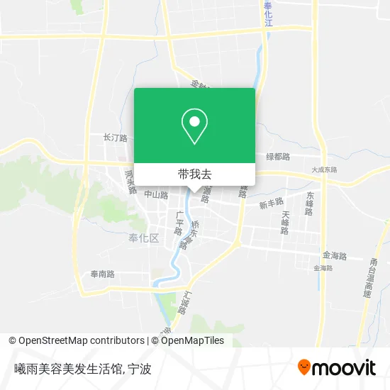 曦雨美容美发生活馆地图