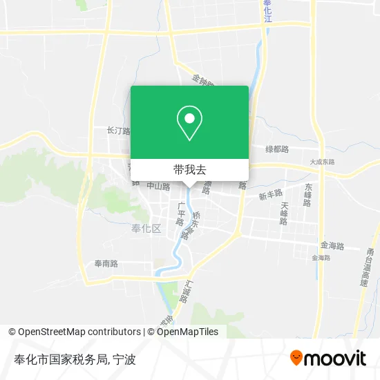 奉化市国家税务局地图