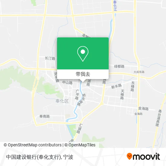 中国建设银行(奉化支行)地图