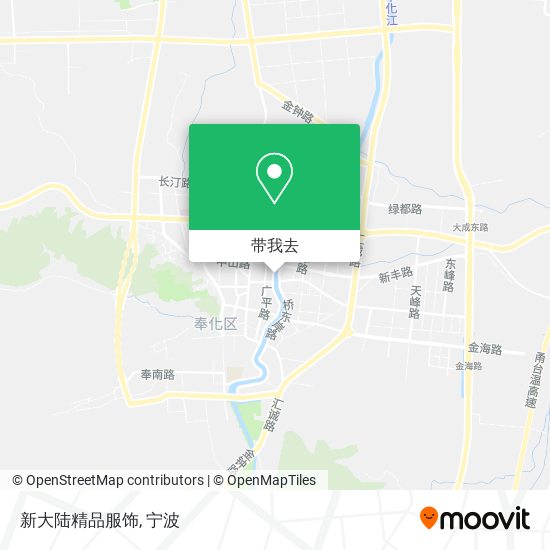 新大陆精品服饰地图
