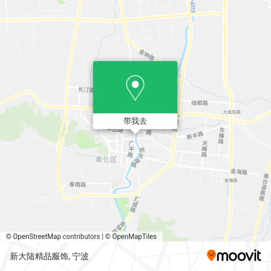 新大陆精品服饰地图