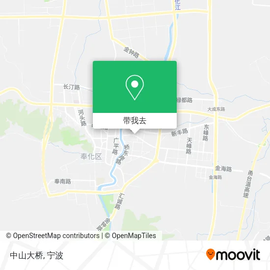 中山大桥地图