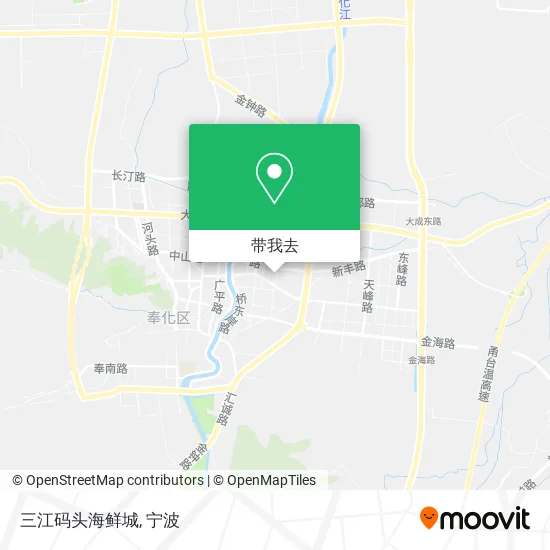 三江码头海鲜城地图