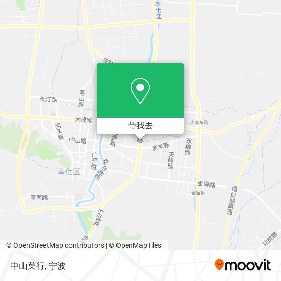 中山菜行地图