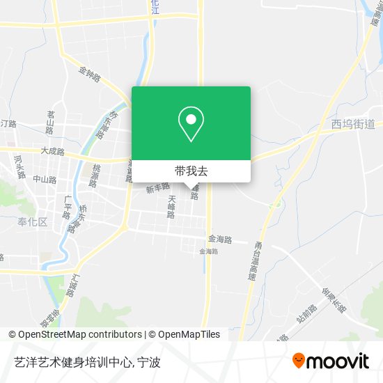 艺洋艺术健身培训中心地图