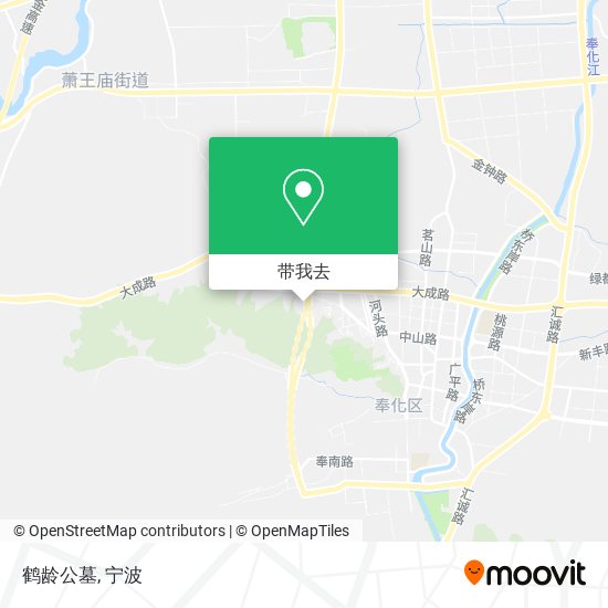 鹤龄公墓地图