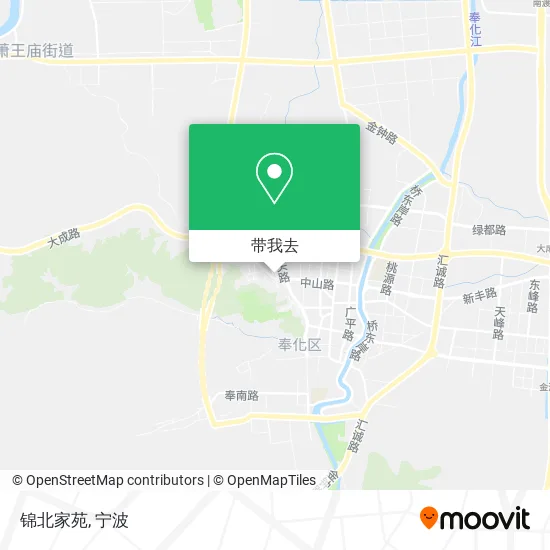 锦北家苑地图