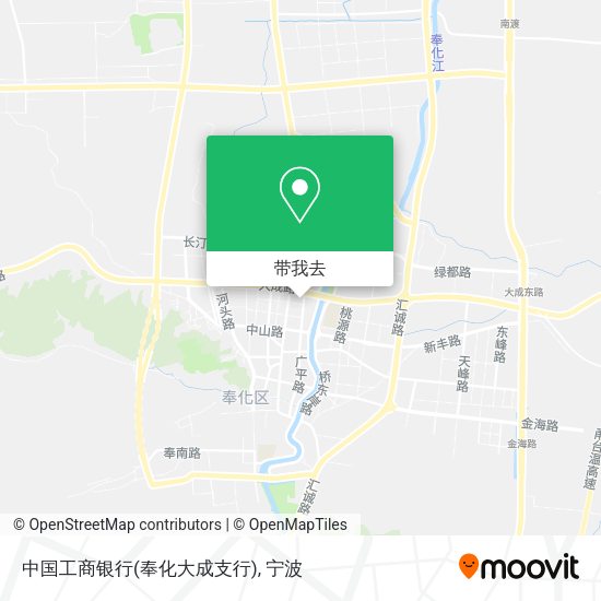 中国工商银行(奉化大成支行)地图