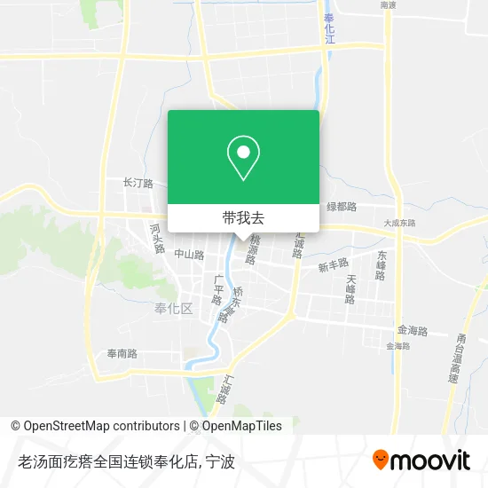 老汤面疙瘩全国连锁奉化店地图
