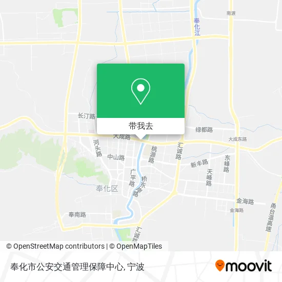 奉化市公安交通管理保障中心地图