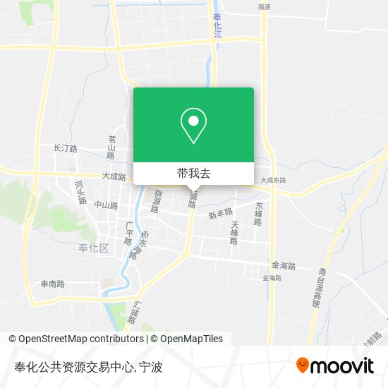 奉化公共资源交易中心地图