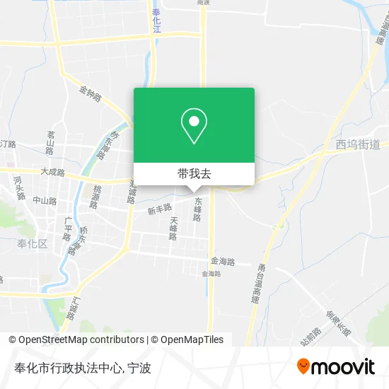 奉化市行政执法中心地图