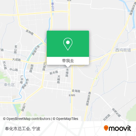 奉化市总工会地图
