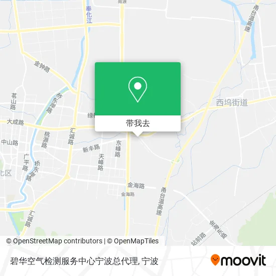 碧华空气检测服务中心宁波总代理地图