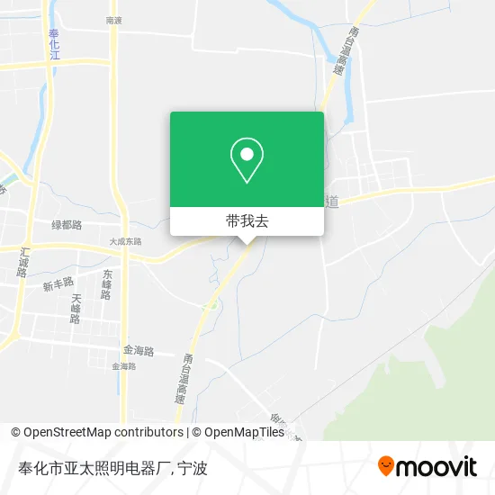 奉化市亚太照明电器厂地图