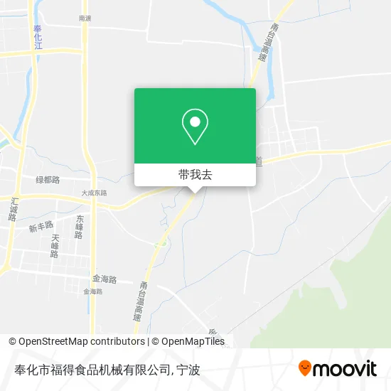 奉化市福得食品机械有限公司地图