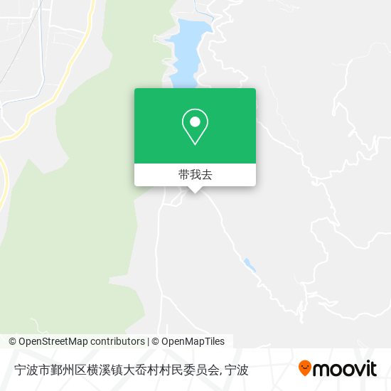 宁波市鄞州区横溪镇大岙村村民委员会地图