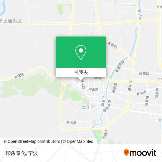 印象奉化地图