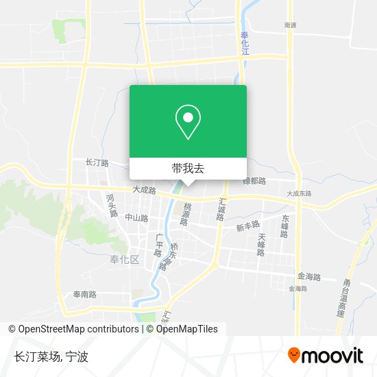 长汀菜场地图