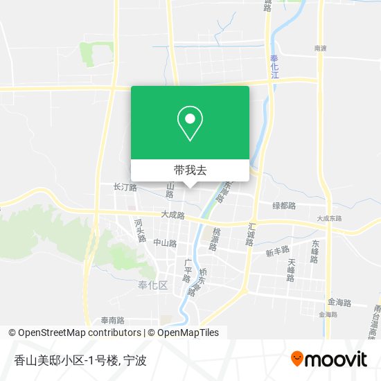 香山美邸小区-1号楼地图