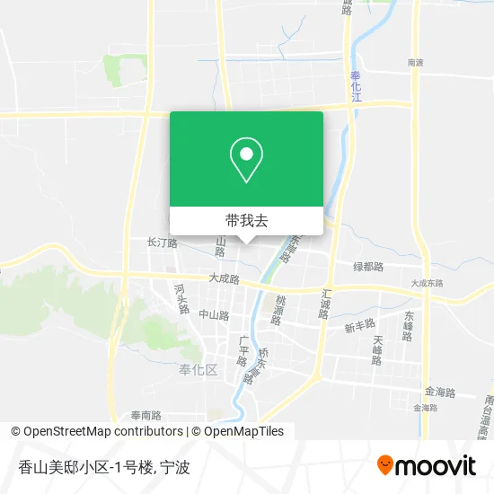 香山美邸小区-1号楼地图