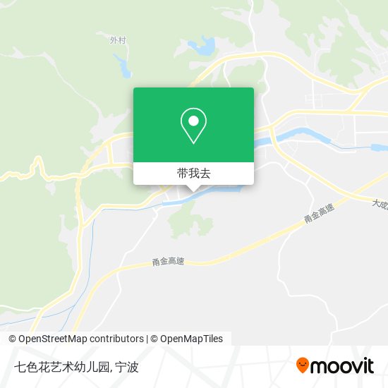 七色花艺术幼儿园地图