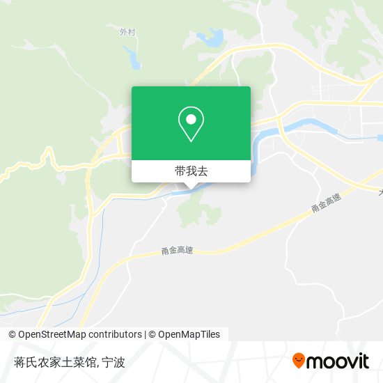 蒋氏农家土菜馆地图