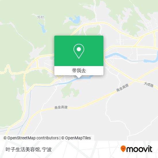叶子生活美容馆地图