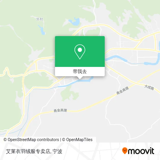 艾莱衣羽绒服专卖店地图