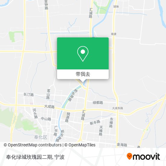 奉化绿城玫瑰园二期地图