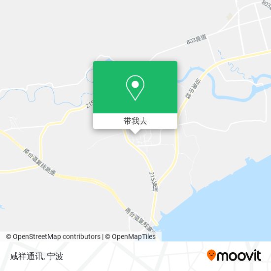 咸祥通讯地图