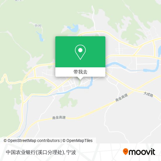 中国农业银行(溪口分理处)地图