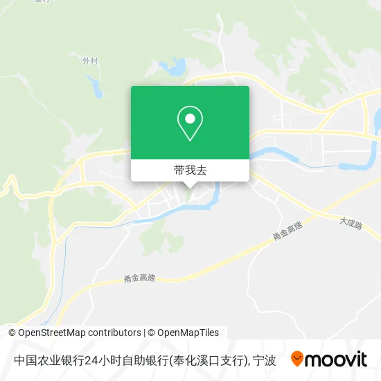 中国农业银行24小时自助银行(奉化溪口支行)地图
