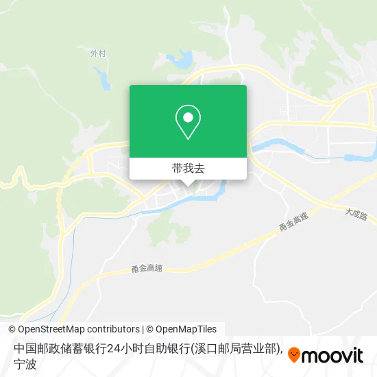 中国邮政储蓄银行24小时自助银行(溪口邮局营业部)地图