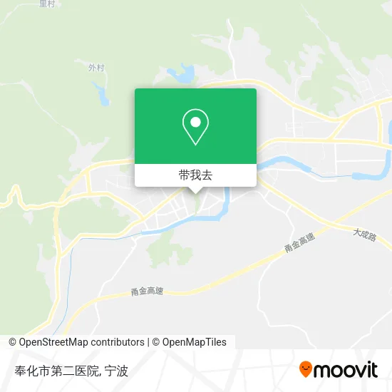 奉化市第二医院地图