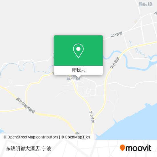 东钱明都大酒店地图